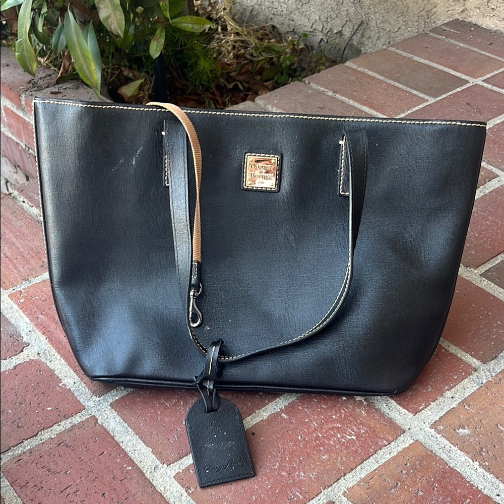 Dooney & Bourke Black Leather Tote